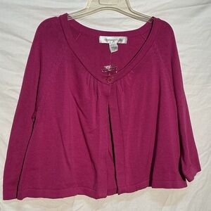 Elegant Magenta Cardigan